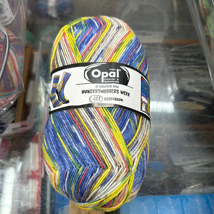 Opal sock yarn 4 ply hundertwassers werk 422 4057