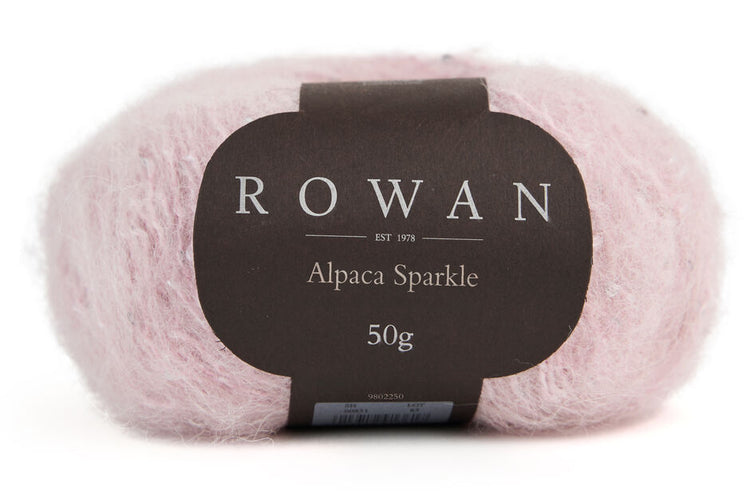 Rowan Alpaca Soft DK Sparkle | Luxury Wool, Alpaca & Metallic Yarn 50g | Soft Shimmer Blend