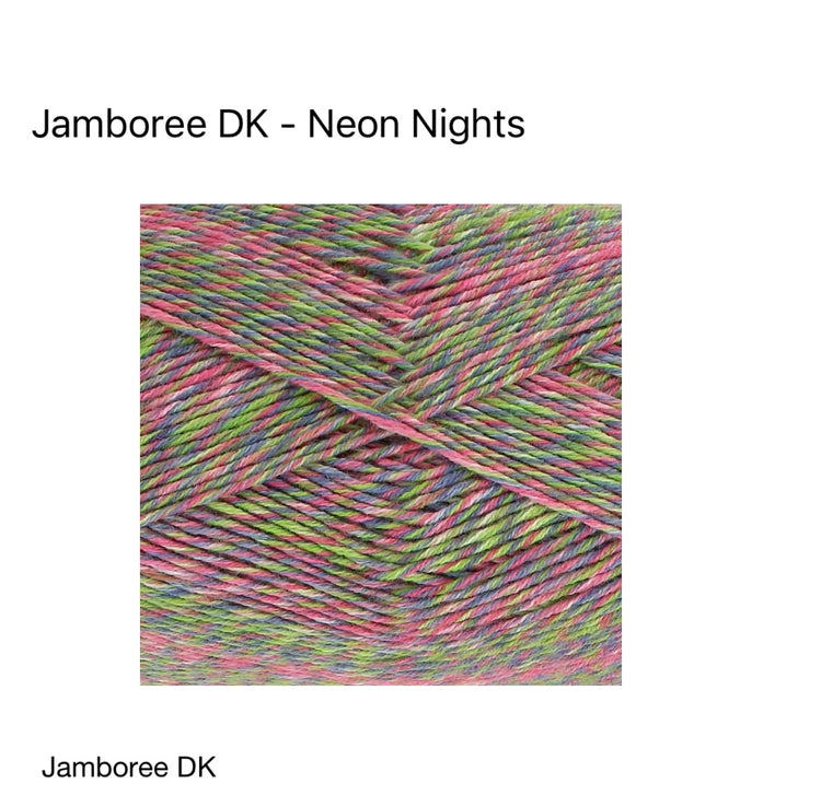 King Cole Jamboree DK Yarn – Variegated Colour-Burst Double Knitting Yarn