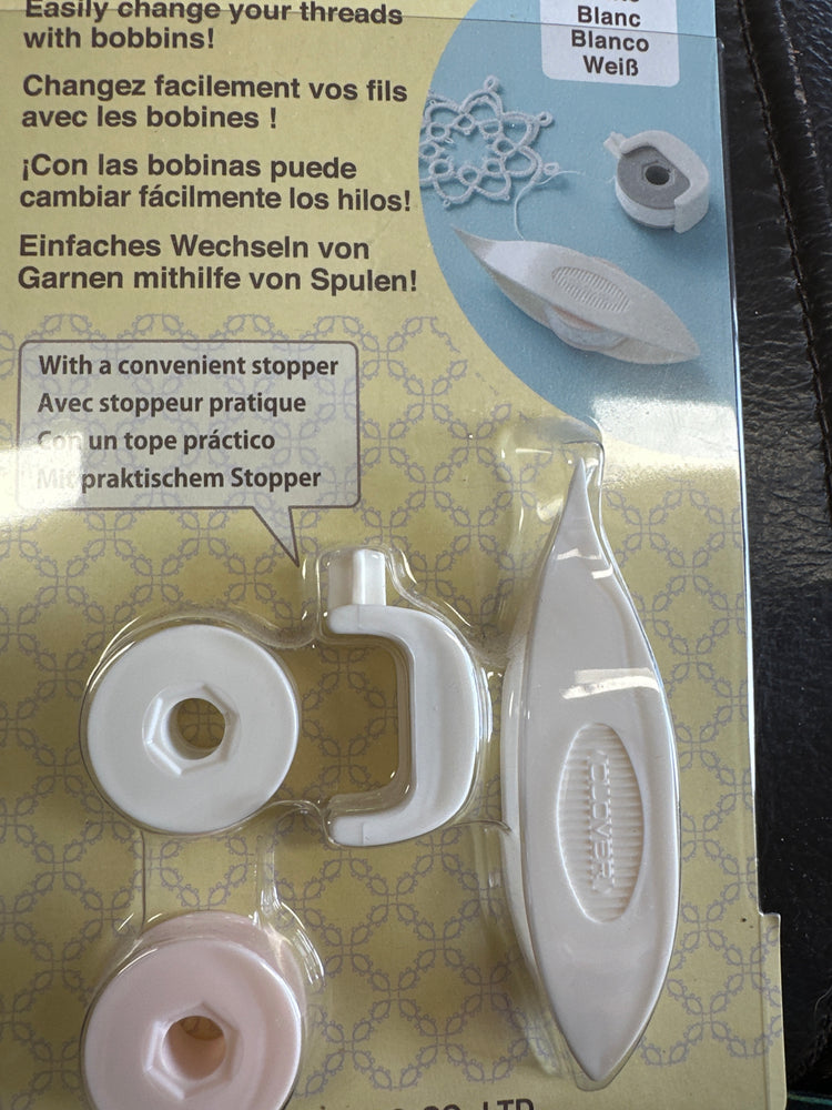 Clover Bobbin Tatting Shuttle – Smooth, Tangle-Free Lace Making Tool