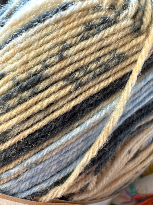 Opal Regenworld 20 4ply Jubilaum skeleton moth