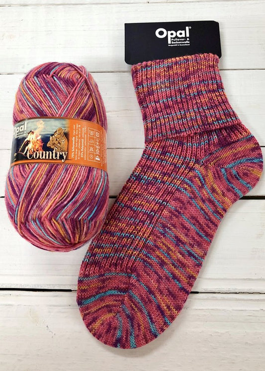 Opal 4ply Country - Flame Warmth