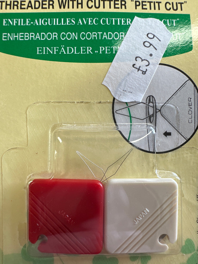 Clover Threader with Cutter “Petit Cut” – Quick Threading & Clean Cutting in One Tool