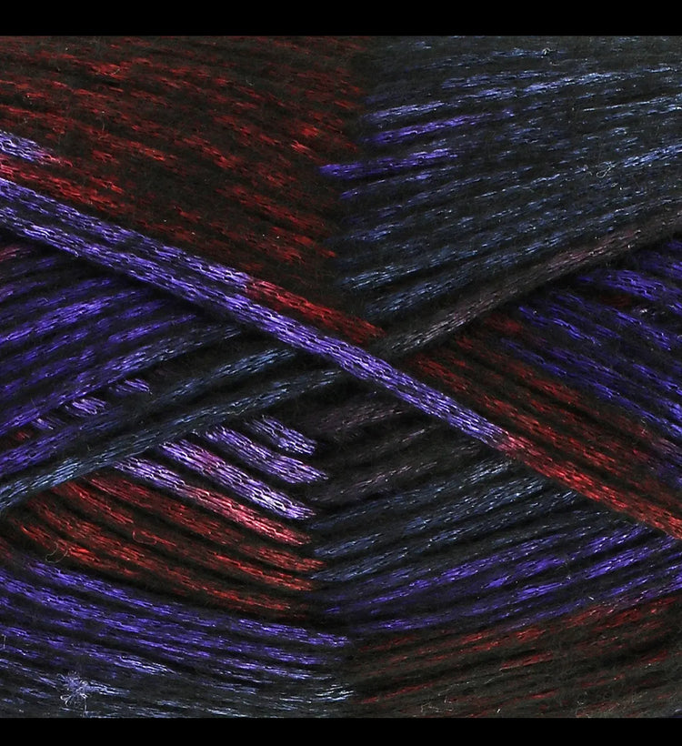 King Cole Firefly Aran Yarn | Shimmering Colour-Shift Knitting Yarn 100g Ball
