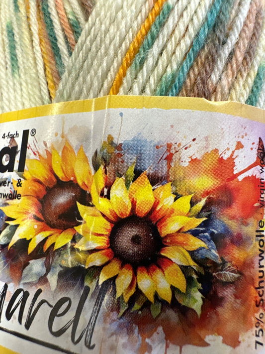Opal Aquarell sock yarn Sunflower