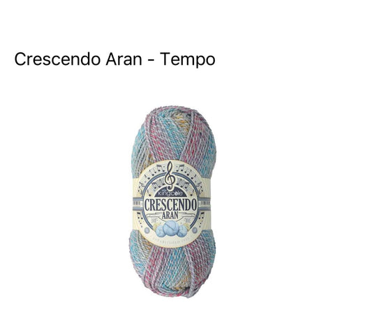 King Cole Crescendo Aran Yarn – Self-Striping Colour-Change Aran (100g)