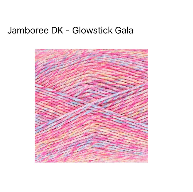 King Cole Jamboree DK Yarn – Variegated Colour-Burst Double Knitting Yarn