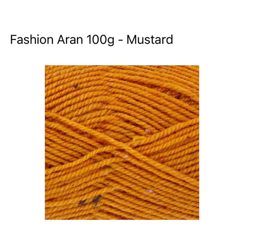 King Cole Fashion Aran Yarn 100g | Wool Blend Aran Knitting Yarn UK