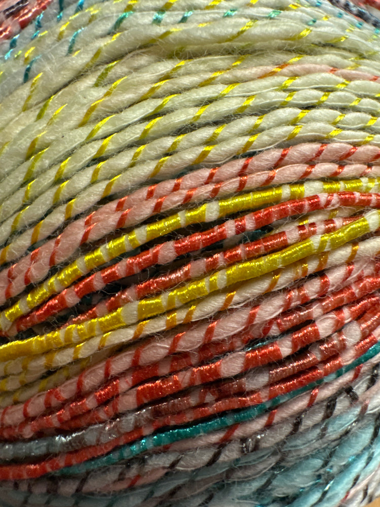 Lang Yarns Fiesta Yarn — Self-Striping Cotton Blend Yarn for Knitting & Crochet