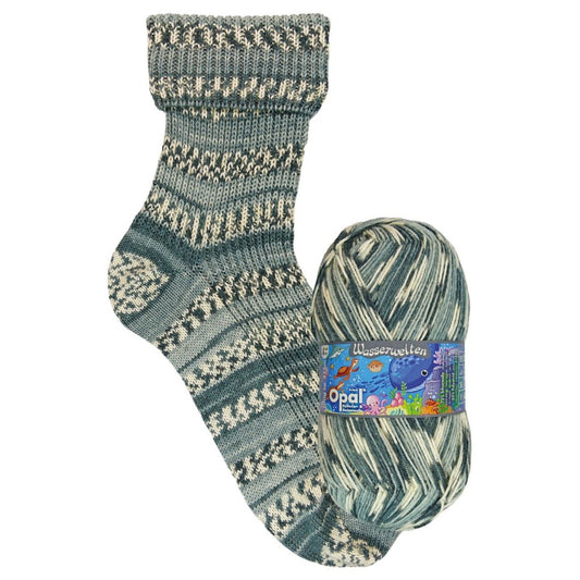 Opal 4ply Wasserwelten Glittering Silver