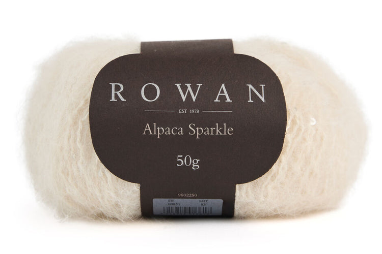 Rowan Alpaca Soft DK Sparkle | Luxury Wool, Alpaca & Metallic Yarn 50g | Soft Shimmer Blend