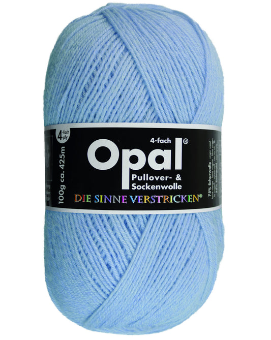 Opal plain colours 4ply sky blue