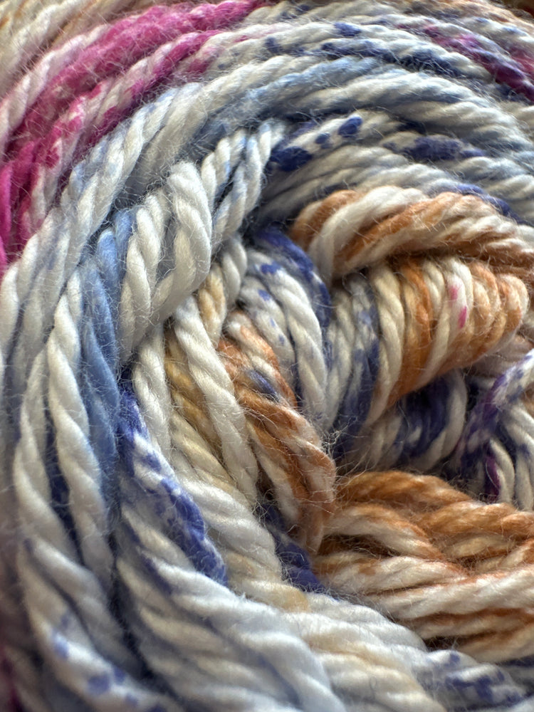 James C. Brett Cotton Waves Yarn – Self-Striping Cotton Blend DK Yarn