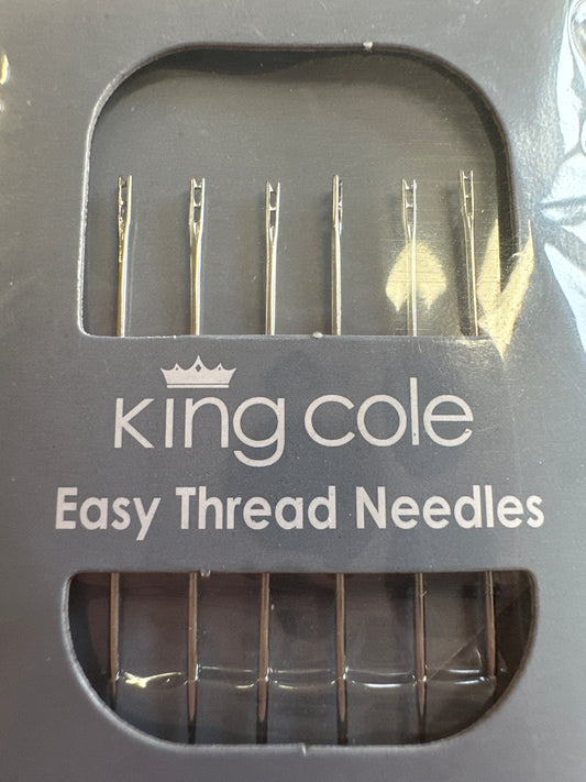 King Cole Easy Thread Needles – Effortless Threading for Smooth Sewing