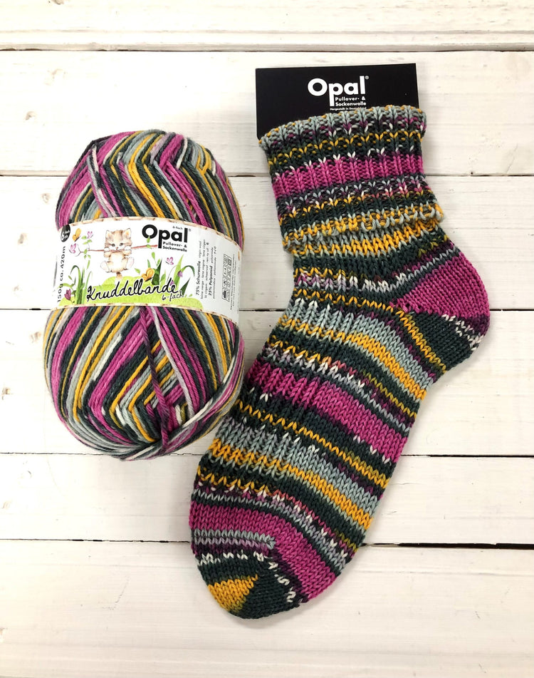 opal sock yarn 6ply - 11322 clumsy kitten