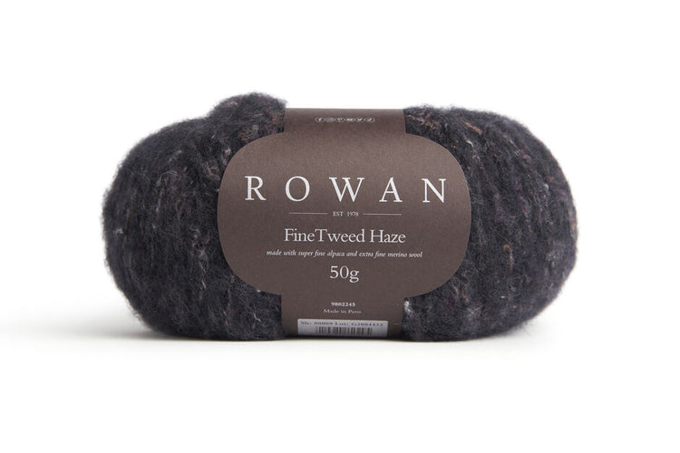 Rowan Fine Tweed Haze Yarn – Lightweight Mohair Wool Blend DK Yarn