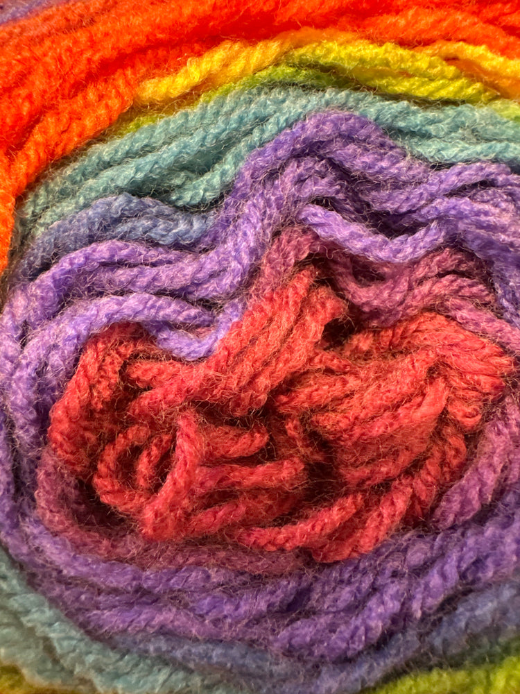 KFI Collection Pinwheel DK Yarn — Self-Striping Multicolour Yarn for Knitting & Crochet