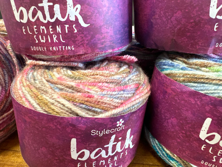 Stylecraft Batik Elements Swirl DK Yarn | Tonal Acrylic Blend