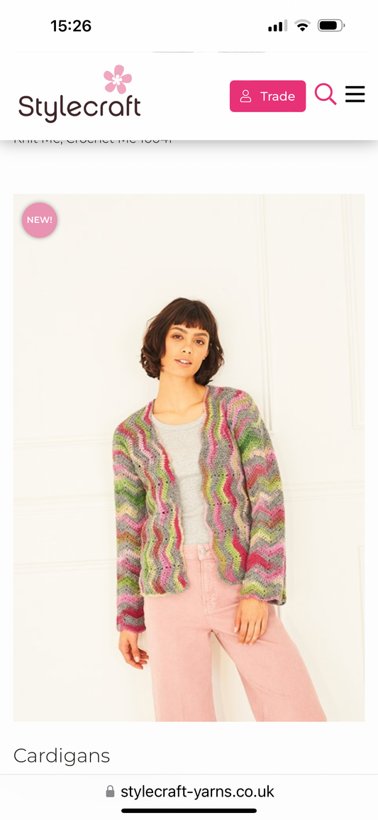 Stylecraft Knit Me, Crochet Me Dk Dark Prism 6154