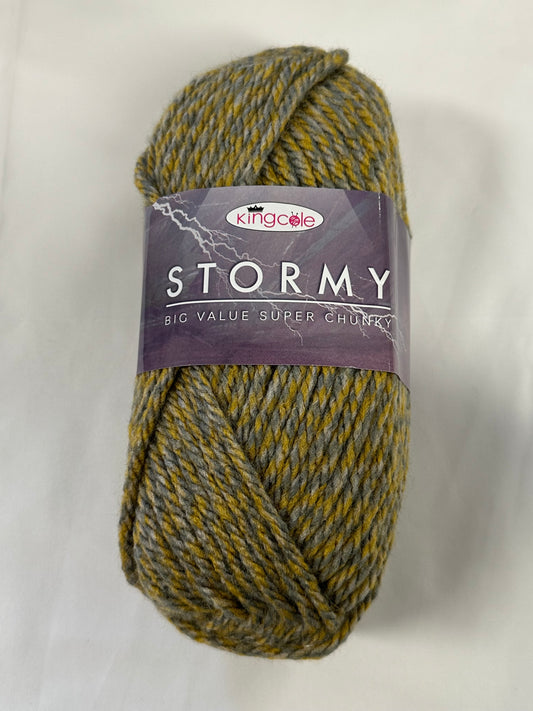 *Special Offer* King Cole Big Value Super Chunky Stormy 12 x 100GM Ball Pack