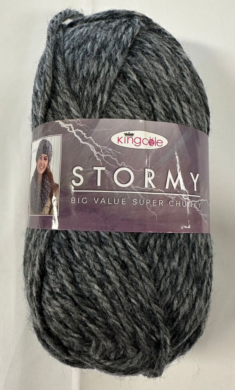 *Special Offer* King Cole Big Value Super Chunky Stormy 12 x 100GM Ball Pack