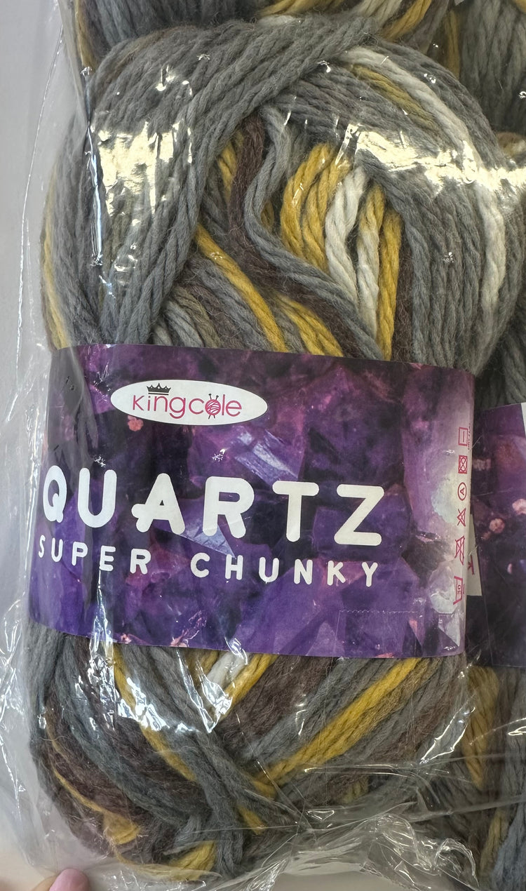 *Special Offer* King Cole Big Value Super Chunky Quartz 12 x 100GM Ball Pack