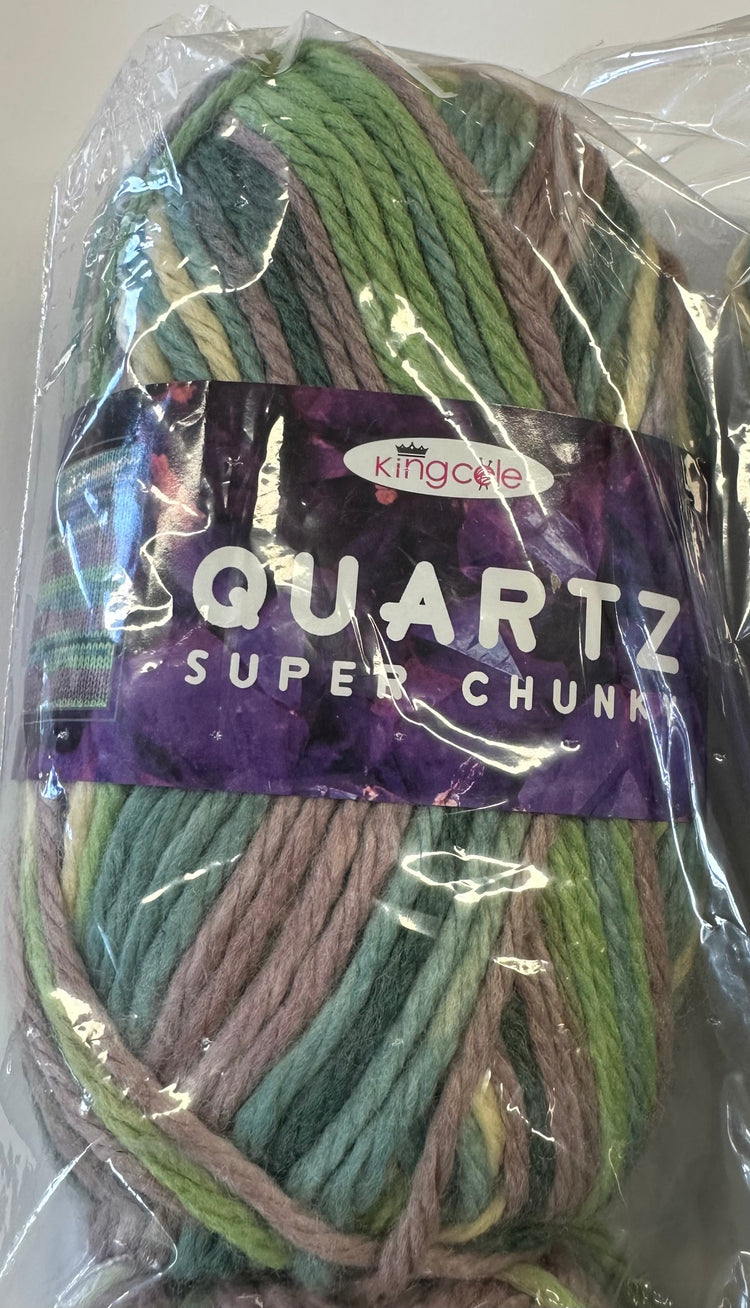 *Special Offer* King Cole Big Value Super Chunky Quartz 12 x 100GM Ball Pack