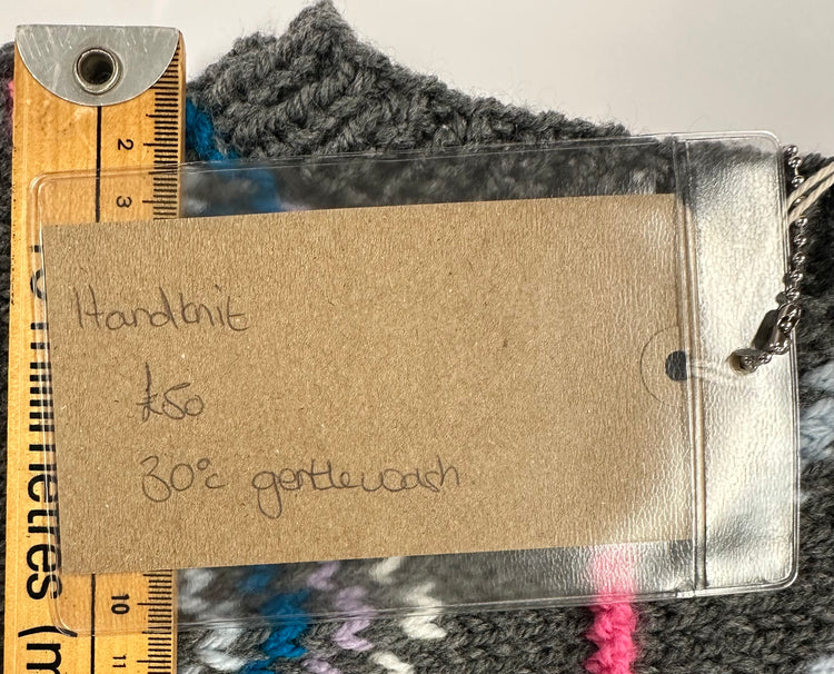 Wool & Acrylic Tank Top | Hand Knitted Sustainable Knitwear Cornwall