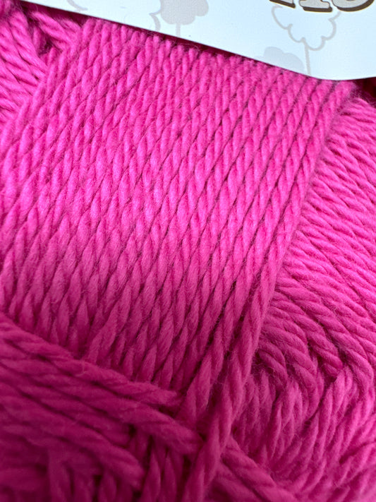 King Cole cotton soft  Hot pink dk