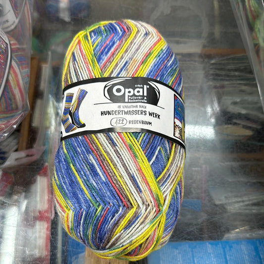 Opal sock yarn 4 ply hundertwassers werk 422 4057