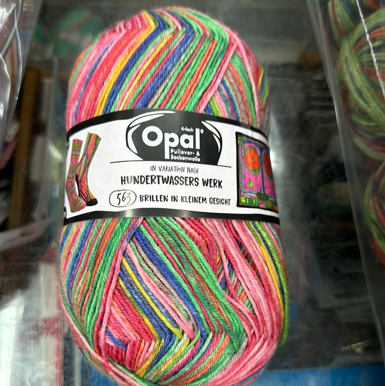 Opal sock yarn 4 ply hundertwassers werk 563 4051