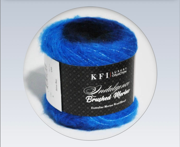 Indulgence Brushed Merino Yarn – Soft Bulky Halo Merino Blend (100g)