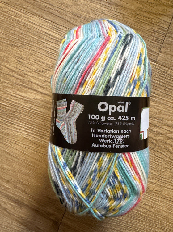 Opal sock yarn 4 ply hundertwassers werk 179