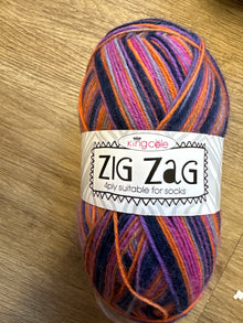  King cole Zig zag sock yarn Dragonfly