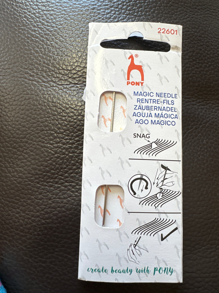 Magic needle for snags