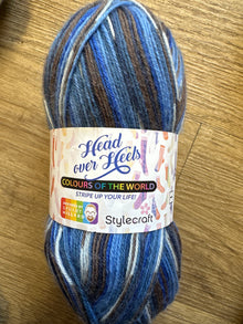  Stylecraft head over heels colours of the World Kyoto