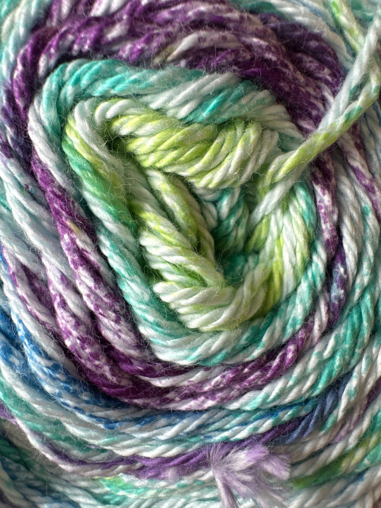 James C. Brett Cotton Waves Yarn – Self-Striping Cotton Blend DK Yarn