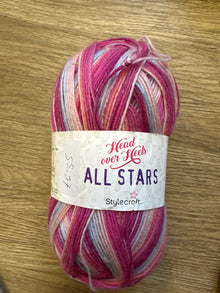  Stylecraft head over heels All stars