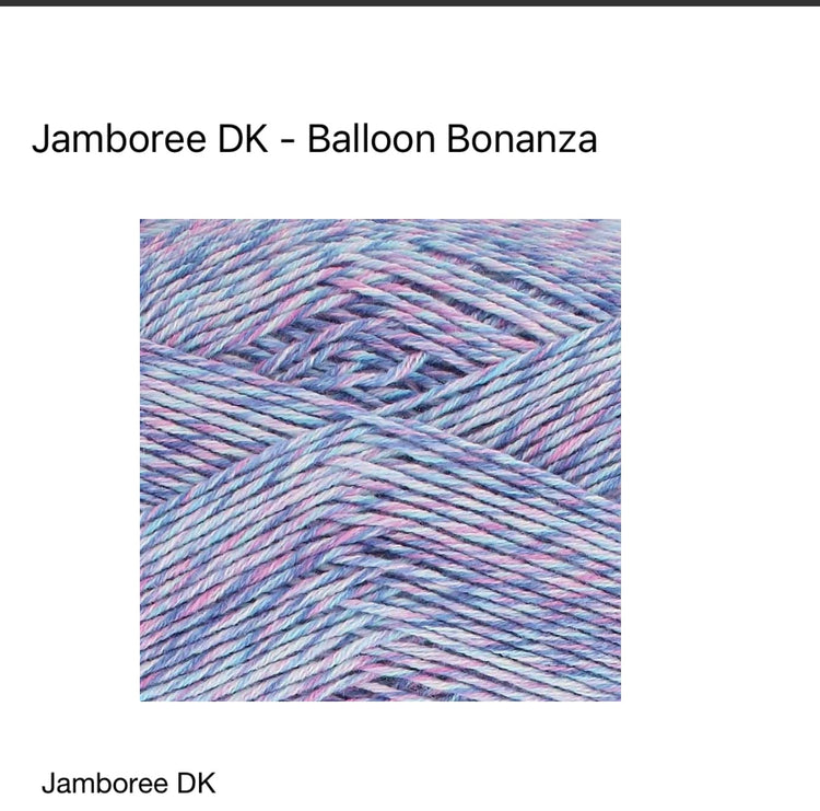 King Cole Jamboree DK Yarn – Variegated Colour-Burst Double Knitting Yarn