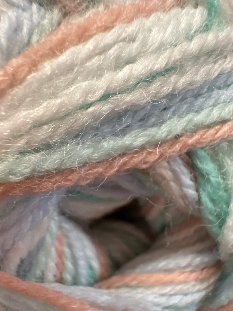 King Cole Baby Print 4 Ply Yarn – Soft Self-Patterning Baby Acrylic