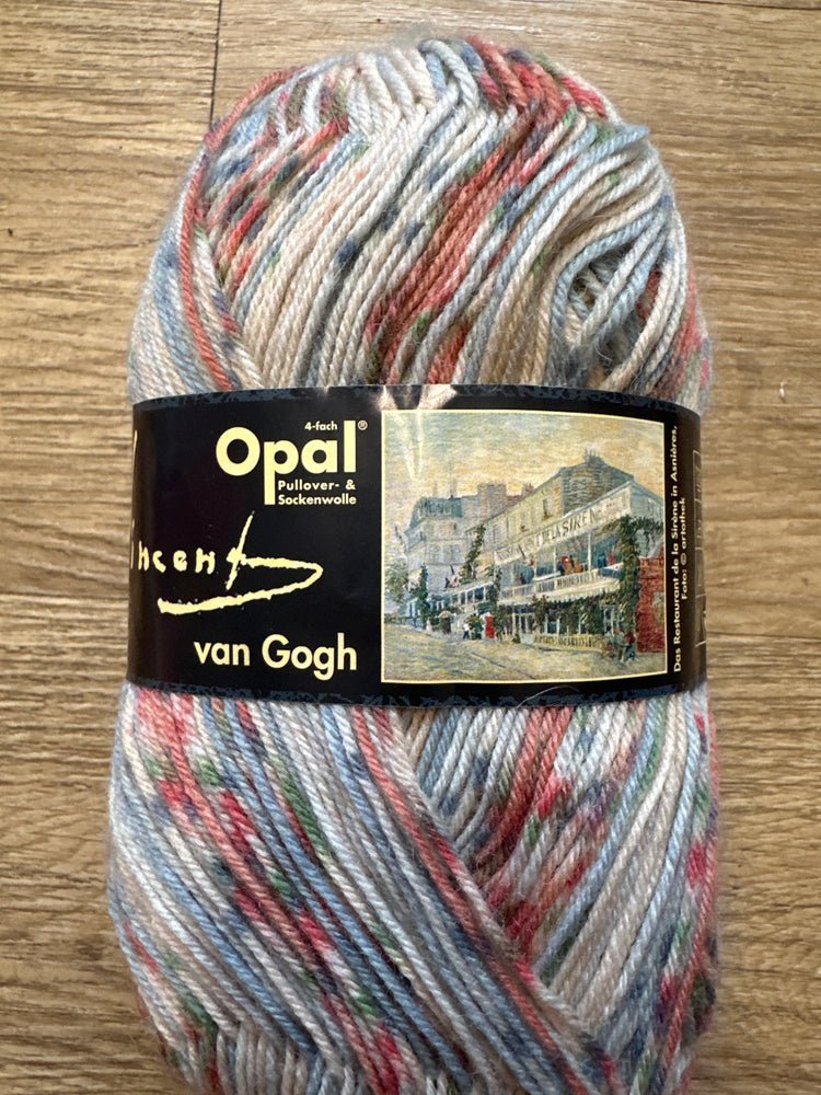 Opal sock yarn 4 ply Vincent Van Gogh The restaurant