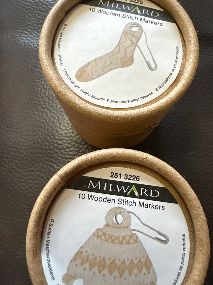 Milward wooden stitch markers