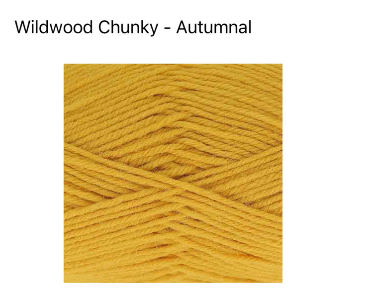King Cole Wildwood Chunky Yarn – 100% Recycled Wool Chunky (100g)