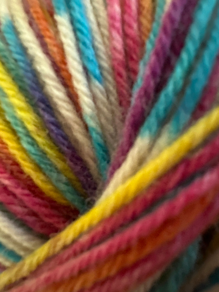 Opal Wirbel Wind Sock Yarn – Self-Patterning 4 Ply Wool Blend Sock Yarn