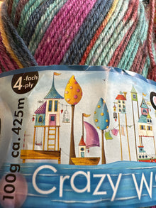  Opal sock yarn - crazy waters
