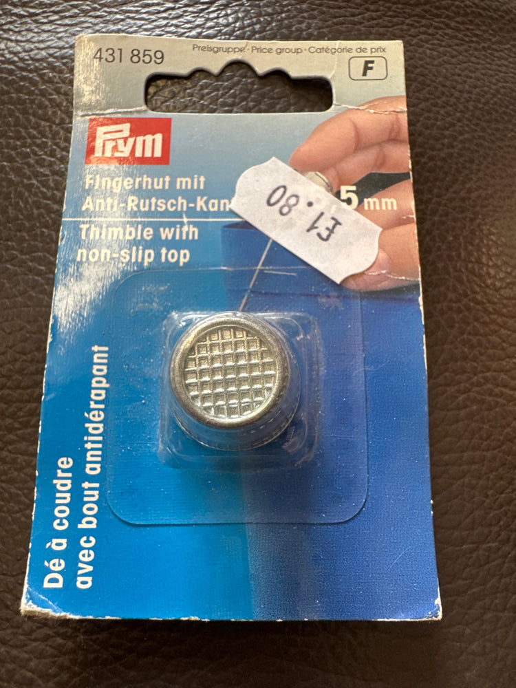 Prym Non-Slip Top Thimble – Secure Grip & Comfortable Protection for Hand Sewing