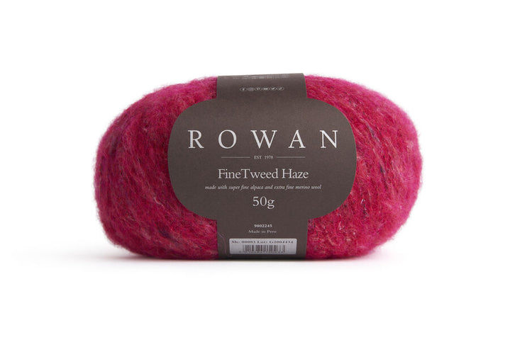 Rowan Fine Tweed Haze Yarn – Lightweight Mohair Wool Blend DK Yarn