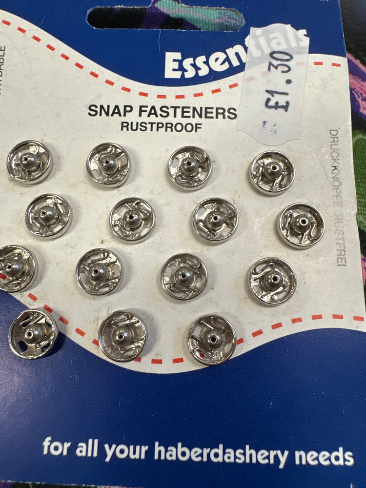 Essentials Snap Fasteners Rustproof – Durable, Secure Closures for Sewing & Repairs