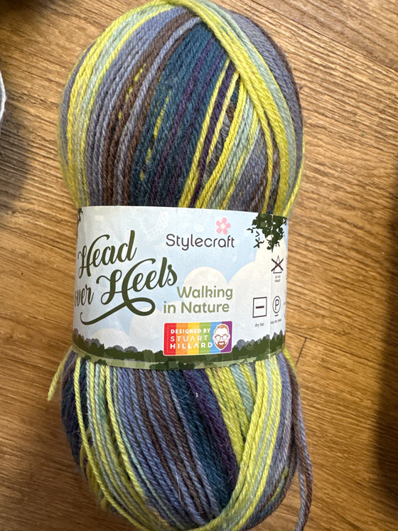Stylecraft head over heels Walking in nature