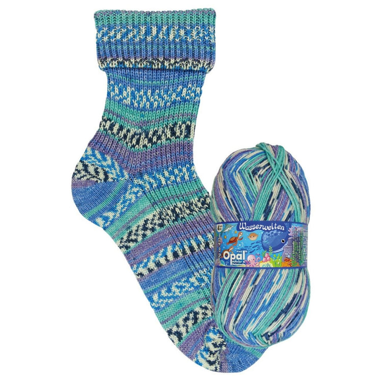 Opal 4ply Wasserwelten Plankton Fog